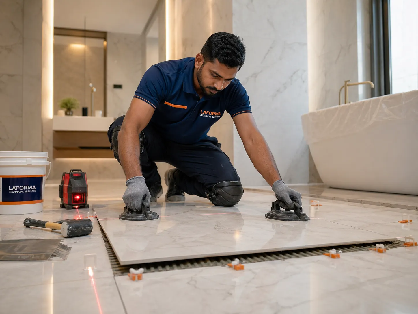 Tiling & Flooring Services in Dubai | Laforma